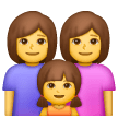 Family: Woman, Woman, Girl on Samsung
