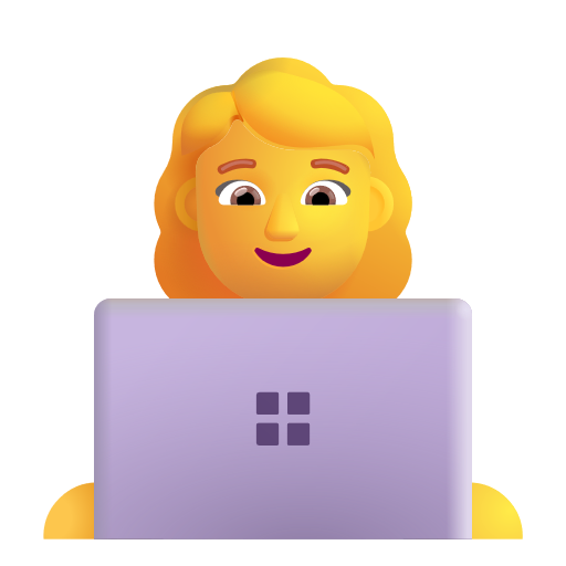 Woman Technologist on Microsoft 3D
