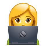 Woman Technologist on WhatsApp