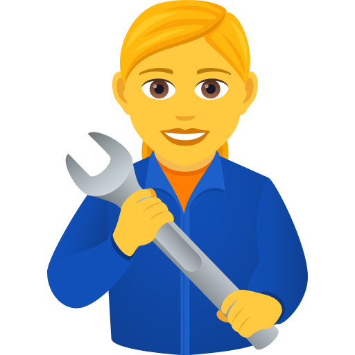 Woman Mechanic on JoyPixels