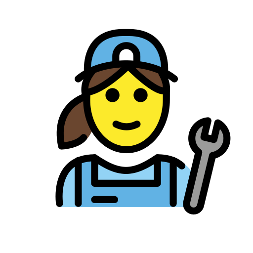 Woman Mechanic on OpenMoji