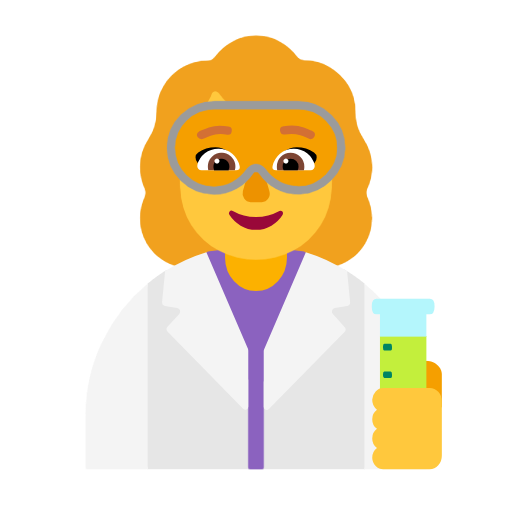Woman Scientist on Microsoft Fluent