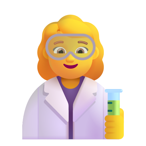 Woman Scientist on Microsoft 3D