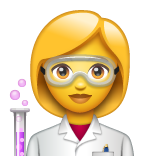Woman Scientist on WhatsApp