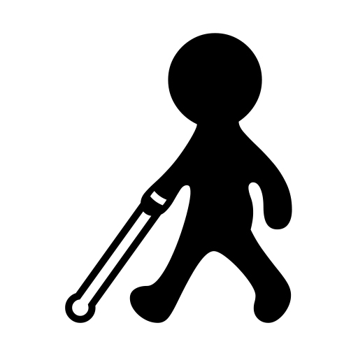 Woman With White Cane on Noto Emoji