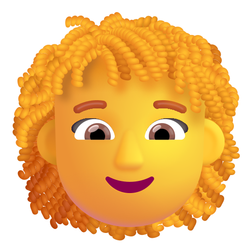 Woman: Curly Hair on Microsoft 3D
