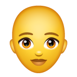 Woman: Bald on WhatsApp