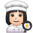 Woman Cook: Light Skin Tone on Samsung