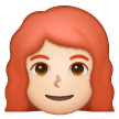 Woman: Red Hair: Light Skin Tone on Samsung