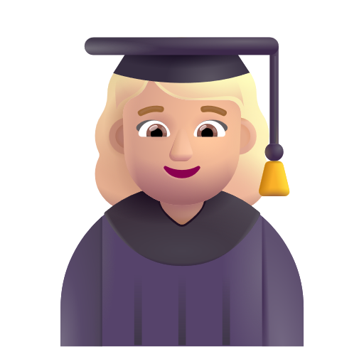Woman Student: Medium-Light Skin Tone on Microsoft 3D