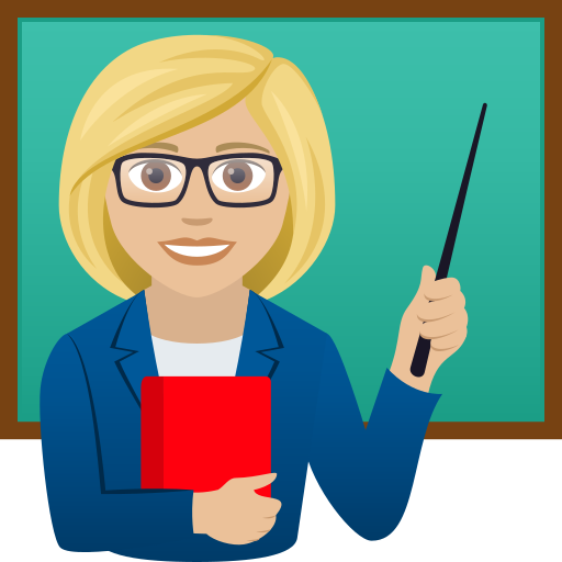 Woman Teacher: Medium-Light Skin Tone on JoyPixels