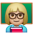 Woman Teacher: Medium-Light Skin Tone on Samsung
