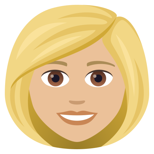Woman: Medium-Light Skin Tone on JoyPixels
