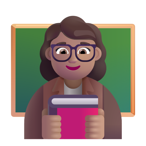 Woman Teacher: Medium Skin Tone on Microsoft 3D