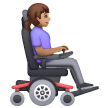 Woman In Motorized Wheelchair Facing Right: Medium Skin Tone on Samsung