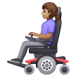 Woman In Motorized Wheelchair: Medium Skin Tone on Samsung