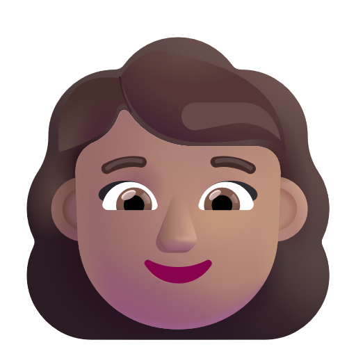 Woman: Medium Skin Tone on Microsoft 3D