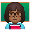 Woman Teacher: Medium-Dark Skin Tone on Samsung