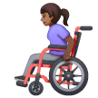 Woman In Manual Wheelchair: Medium-Dark Skin Tone on Samsung