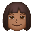 Woman: Medium-Dark Skin Tone on Samsung