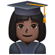 Woman Student: Dark Skin Tone on Samsung