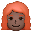 Woman: Red Hair: Dark Skin Tone on Samsung