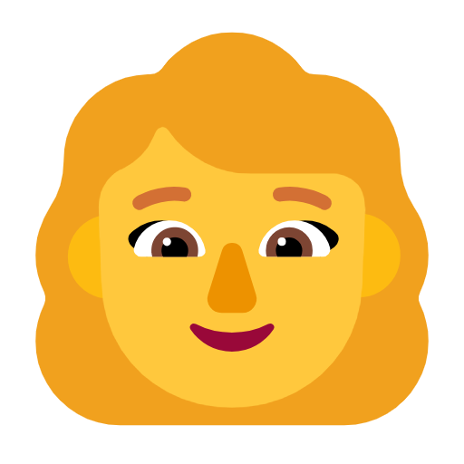 Woman on Microsoft Fluent