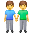 Two Men Holding Hands on Samsung