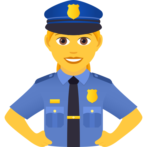 Woman Police Officer on JoyPixels