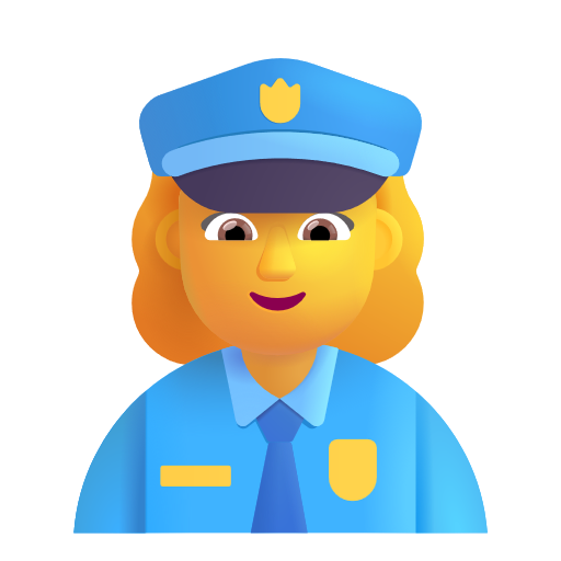 Woman Police Officer on Microsoft 3D