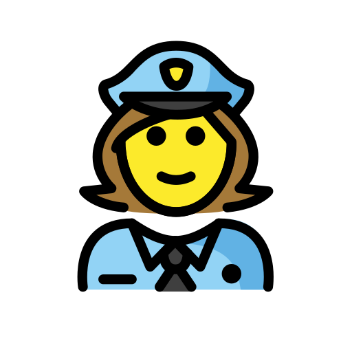 Woman Police Officer on OpenMoji