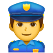 Man Police Officer on Samsung