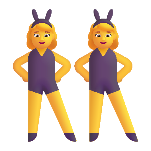 Women With Bunny Ears on Microsoft 3D