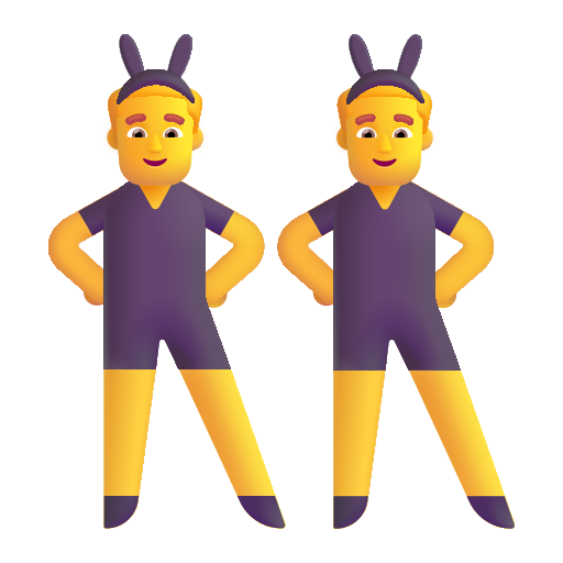 Men With Bunny Ears on Microsoft 3D