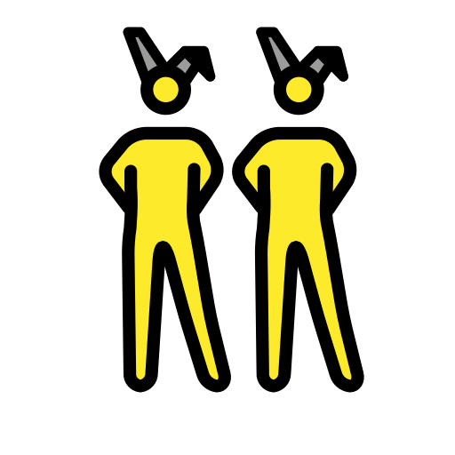 Men With Bunny Ears on OpenMoji
