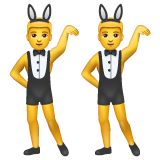 Men With Bunny Ears on WhatsApp