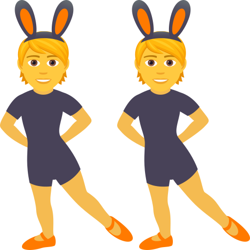 Woman With Bunny Ears on JoyPixels