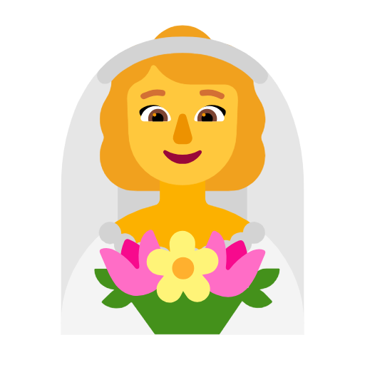 Woman With Veil on Microsoft Fluent