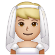 Man With Veil: Medium-Light Skin Tone on Samsung