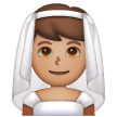Man With Veil: Medium Skin Tone on Samsung
