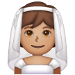 Bride With Veil: Medium Skin Tone on Samsung