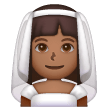 Woman With Veil: Medium-Dark Skin Tone on Samsung