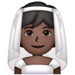 Bride With Veil: Dark Skin Tone on Samsung