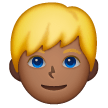 Man: Blond Hair: Medium-Dark Skin Tone on Samsung