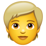 Person With Blond Hair on WhatsApp