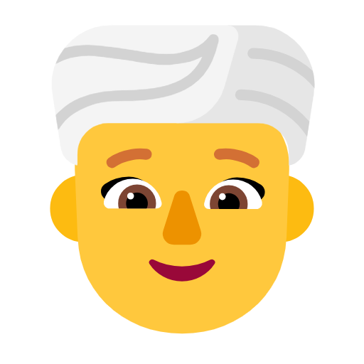 Woman Wearing Turban on Microsoft Fluent