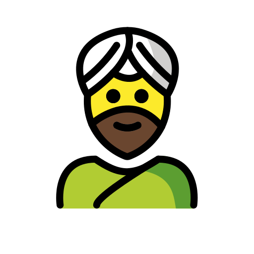 Man Wearing Turban on OpenMoji