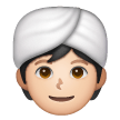 Man With Turban: Light Skin Tone on Samsung