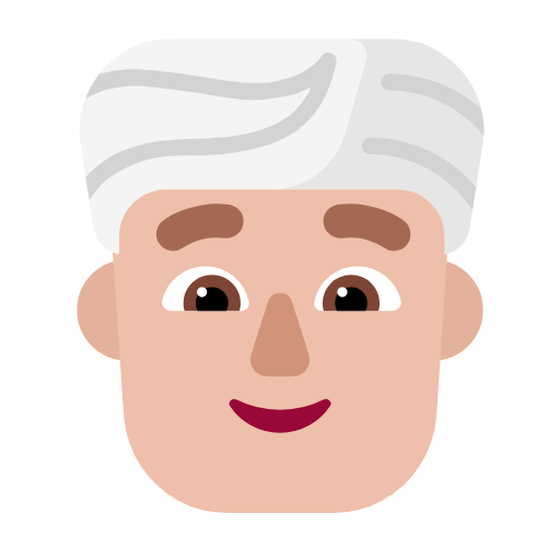 Man Wearing Turban: Medium-Light Skin Tone on Microsoft Fluent