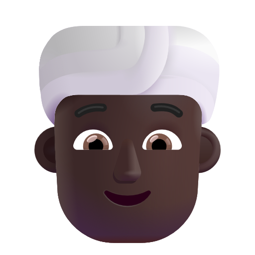 Man With Turban: Dark Skin Tone on Microsoft 3D